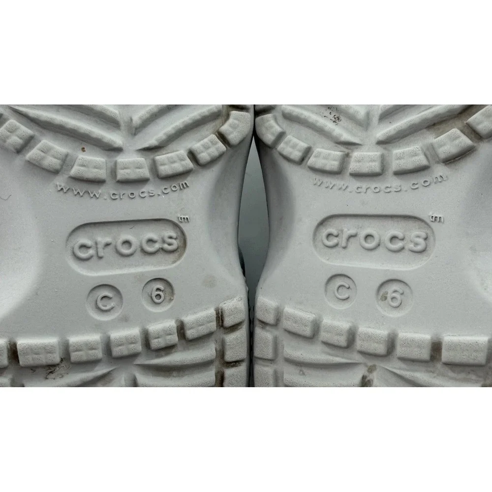 CROCS metallic silver